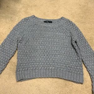 Dark Grey Ribbed Sweater